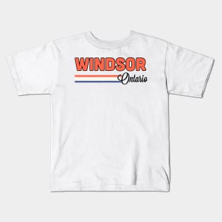 Windsor Ontario Kids T-Shirt